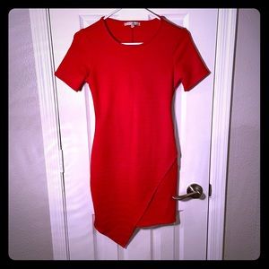 NWOT Tags Sexy red body con dress
